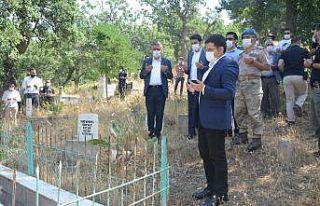 Beytüşşebap’ta şehit mezarları ziyaret edildi