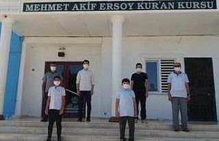 Bozyazılı 5 öğrenci hafızlık belgesi almaya...