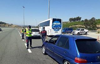 Bursa’da jandarmadan bayram denetimleri