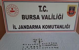 Bursa’da sikke ve tarihi obje operasyonu: 2 gözaltı
