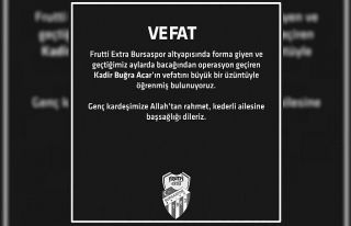 Bursaspor’un acı günü