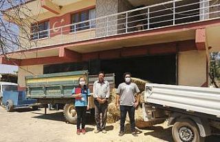 Büyükşehir’den yangında zarar gören çiftçilere...