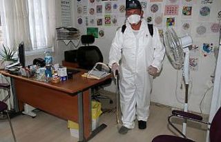 Çankaya Belediyesi sağlık kuruluşlarını ilaçladı