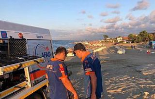 Cankurtaran ekipleri ihbar etti, AFAD harekete geçti