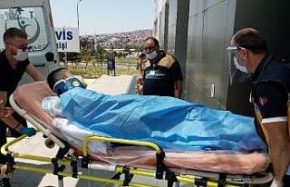 Çatıdan düşen işçi yaralandı