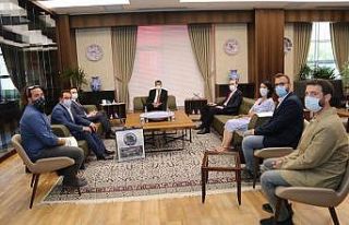 Çavdarhisar heyetinden Vali Çelik’e ziyaret