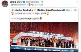 Cengiz Ünder’den Medipol Başakşehir’e tebrik