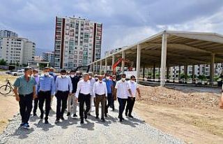 Çilesiz semt pazarı ve yaşam merkezi inşaatına...