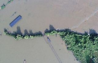 Çin’deki Poyang Gölü’nde su rekor seviyeye...