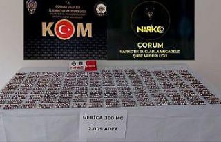 Çorum’da uyuşturucu operasyonu