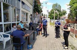 Daday’da polis ekipleri maske denetimi yaptı