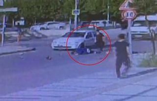 Dehşet veren kaza kameraya böyle yansıdı