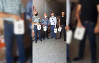 DİBEKOD üyelerine ücretsiz dezenfektan dağıtıyor