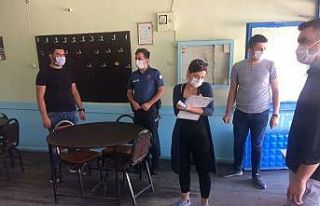 Dumlupınar’da iş yerlerine Korona virüs denetimi