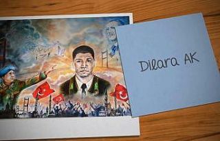 Düzce Güzel Sanatlar Lisesi’nden ‘Şehidim rahat...