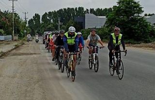 Düzceli bisikletçiler, 15 Temmuz şehidi için 260...