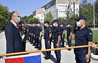 Edirne protokolünde bayramlaşma töreni