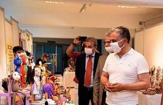 El emeği ürünler Muratpaşa’nın fuayesinde açıldı