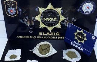 Elazığ’da uyuşturucu operasyonu: 2 tutuklama