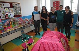 Engelli çocuklar için bankadan kredi çekti