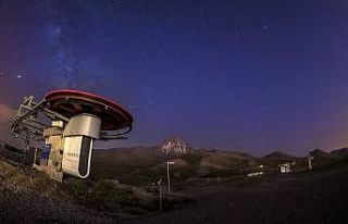 Erciyes’teki gece fotoğrafları büyük ilgi gördü