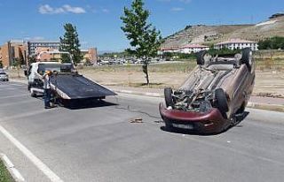 Erzincan’da trafik kazası: 1 yaralı