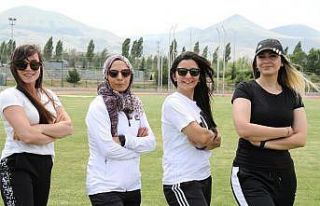 Erzurumlu kadınlar sporu çok sevdi