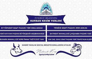 Eyyübiye’de kurban kesim ve satış yerleri açıklandı