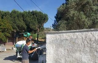 Fedakar Muhtar, köyünü bayrama böyle hazırladı