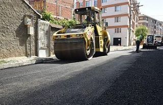 Fen İşleri ekiplerinin üst yapı çalışmaları