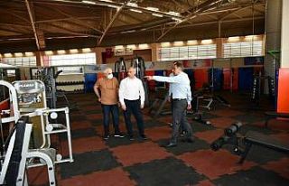 Fitness salonu sporcuların hizmetine girdi