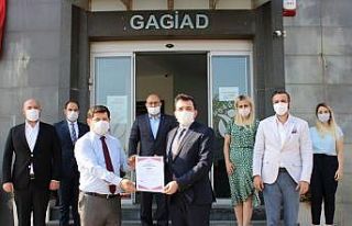 GAGİAD TSE Covid-19 Belgelesini alan ilk dernek oldu