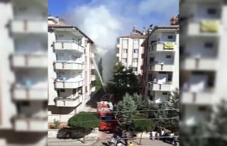 Gaziantep’te 5. Katta çıkan yangın korkuttu
