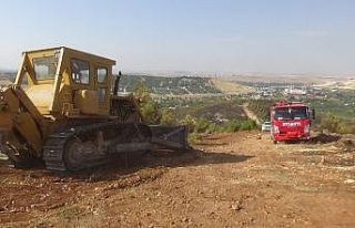 Gaziantep’te örtü yangını