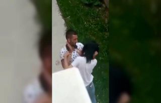 Genç kızın boğazını sıkıp, karnına yumruk...
