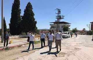 Gölmarmara’da ’Prestij Cadde’ çalışması...