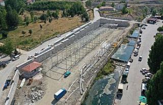 Gömbe panayır alanı çalışması devam ediyor