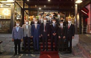 Görev yerleri değişen kaymakamlara veda