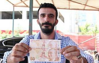 Hatalı basılmış 50 TL’lik banknotu rekor fiyata...