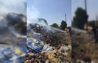 Hatay’da saman balyaları yandı