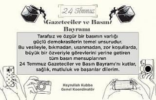 Hayrullah Kubba’dan Basın Bayramı mesajı