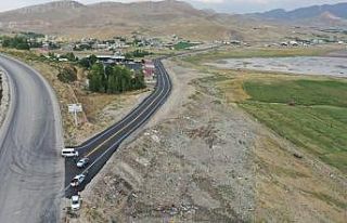 Hayvan pazarının yolu tamamlandı