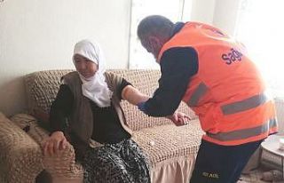 Hisarcık Vefa Sosyal Destek Grubu’nun evde sağlık...