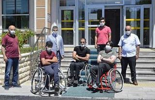 Hollanda’da yaşayan gurbetçilerden engellilere...