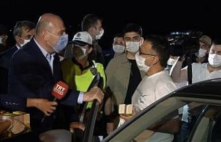 İçişleri Bakanı Süleyman Soylu havadan trafik...