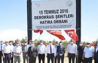 Iğdır’da 15 Temmuz Şehitleri anısına fidan...