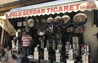 Iğdır’da Kurban Bayramı öncesi mangal satışları...