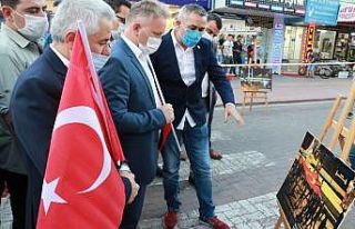 İHA’nın 15 Temmuz fotoğraf sergisi Bucak’ta...