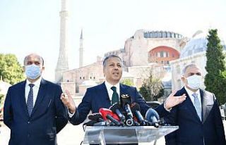 İstanbul Valisi Yerlikaya Ayasfoya Camii açılışı...
