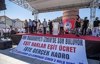 İzmir’de KHK’lı işçiler sosyal haklarına...